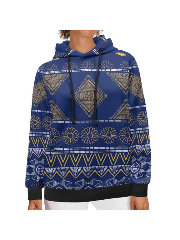 Aztec Southwest Women Hoodie Pullover for Women Plus Size 2XS Hoodies Sweatshirts Long Sleeve Woman Hoodie Sweaters Leisure Women's Hoodie Shirts for Vacation