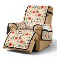 thumbnail image 1 of SCRAWLGOD Butterfly Dragonfly Print Recliner Chair Cover Daisy Floral Print Stain Resistant Anti Dust Furniture Protector Non Slip Recliner Cover with Elastic Straps, 1 of 7
