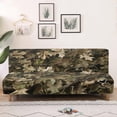 thumbnail image 1 of SCRAWLGOD Camo Hunting Print Sofa Slipcover Without Armrest Stretch Breathable Sofa Cover Washable Anti Wrinkle Couch Cover for 3 Cushion Couch for Living Room Decorative, 1 of 9