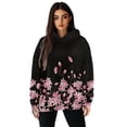thumbnail image 1 of SCRAWLGOD Cherry Blossom Print Hooded Sweatshirt Women Plus Size M Women Graphic Hoodies Designs Pullover Round Neck Women Trendy Clothes Outfits for Running, 1 of 7