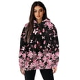 thumbnail image 1 of SCRAWLGOD Cherry Blossom Women Pullover Hoodies for Women Oversized Sweatshirts Long Sleeve Sportswear Hoodie Women Lightweight Women Activewear Hoodies for Dancing Size 2XL, 1 of 7