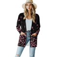 thumbnail image 1 of SCRAWLGOD Cherry Blossom Womens Cardigans with Pockets Lightweight Sweaters for Women Long Sleeve Fall Cardigan for Women Trendy Size M Casual Activewear Women Jacket, 1 of 7