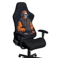 thumbnail image 1 of SCRAWLGOD Cool Skeleton Print Black 4 Pieces Gaming Chair Cover with Armrest Slipcovers Stretchy Washable Computer Chair Seat Slipcovers Cat Scratch Proof, 1 of 7