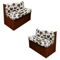 thumbnail image 1 of SCRAWLGOD Cow Print Stretch RV Dinette Cushions Covers Universal 2 Piece Set RV Dinette Booth Seat Slipcover Replacement Non Slip Camper Booth Cushion Slipcover, 1 of 8