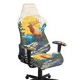 thumbnail image 1 of SCRAWLGOD Deer Mountain Sun Print Gaming Chair Cover, Breathable Computer Chairs Protection Cover with Armrest Covers Washable Computer Reclining Chair Seat Cover with Zipper for Home Studio, 1 of 7