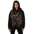 thumbnail image 1 of SCRAWLGOD Dragonflies Flowers Hoodie for Women Plus Size XL with Long Sleeves Activewear Hoodies for Women Round Neck Ladies Hooded Sweaters Soft Long Sleeve Tops for Women Dancing, 1 of 7