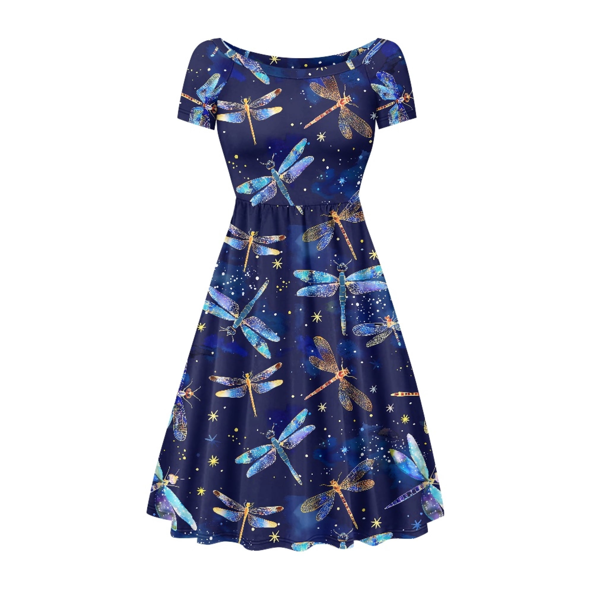 a line dresses with sleeves Long Sleeve Dark Blue Formal Dresses A-line Pageant Dress 67556 – Viniodress