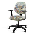 thumbnail image 1 of SCRAWLGOD Dragonfly Floral Sky Set of 2 Non-Slip Office Chair Covers Stretchable Comfy Rotating Chair Cover Scratch Resistant Anti-Dust High Back Chair Slipcover, 1 of 7