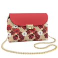 thumbnail image 1 of SCRAWLGOD Flower Print Beige Red Small Purses for Women Crossbody Bags, Lightweight PU Leather Mini Cross Body Purse Travel Shoulder Bag Sling Bag for Daily Life, 1 of 7