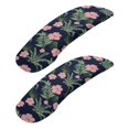 thumbnail image 1 of SCRAWLGOD Hibiscus Floral Leaf 2 Pcs Set Office Chair Armrest Covers Soft Easy to Remove Computer Chair Arm Rest Protector Crease Resistant Desk Chair Arm Slipcover, 1 of 6