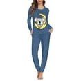 thumbnail image 1 of SCRAWLGOD Koala Moon Pajamas Set for Women 2 Piece Lounge Set Women Long Sleeve Pj Set Size XL Crewneck Pajama Set with Pockets Lightweight Ladies Jogger Pjs Set, 1 of 6