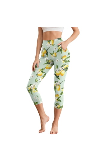 Floral Leggings with Pockets for Women Comfortable and Stylish