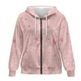 thumbnail image 1 of SCRAWLGOD Love Heart Zip Hoodies for Women Plus Size XS Womens Graphic Hoodies Long Sleeve Hooded Sweater Women Travel Lightweight Women Oversized Sweatshirt, 1 of 1