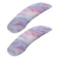 thumbnail image 1 of SCRAWLGOD Marble Print Violet 2 PCS Set Anti-Slip Office Chair Arm Slipcovers Stretchy Breathable Rotating Chair Arm Slipcover Washable Computer Chair Armrest Covers, 1 of 6