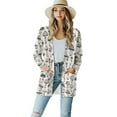 thumbnail image 1 of SCRAWLGOD Mushroom Fall Cardigan Sweaters for Women Lightweight Jacket Dressy Size S Long Sleeve Sweatshirt Cardigan for Women with Pockets Breathable Long Cardigan, 1 of 1
