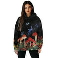 thumbnail image 1 of SCRAWLGOD Mushroom Pullover Hoddies for Women Galaxy Oversized Long Sleeve Tops Comfortable Woman Hoodies Trendy Drop Shoulder Collar Sportswear Hoodie Women Size L Walks, 1 of 7