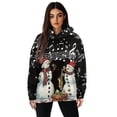 thumbnail image 1 of SCRAWLGOD Music Snowman Hoodie Womens Oversized Pullover Sweaters for Women Crewneck Tops Soft Hoodies Sweatshirts for Women Long-Sleeve Streetwear Hoodie Women for Christmas Size M, 1 of 7