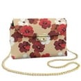 thumbnail image 1 of SCRAWLGOD Oil Painting Style Floral Print Red Beige Small Crossbody Bag for Women Casual Leather Crossover Shoulder Bag Women's Cross Body Handbag with Anti-Theft Zipper, 1 of 7