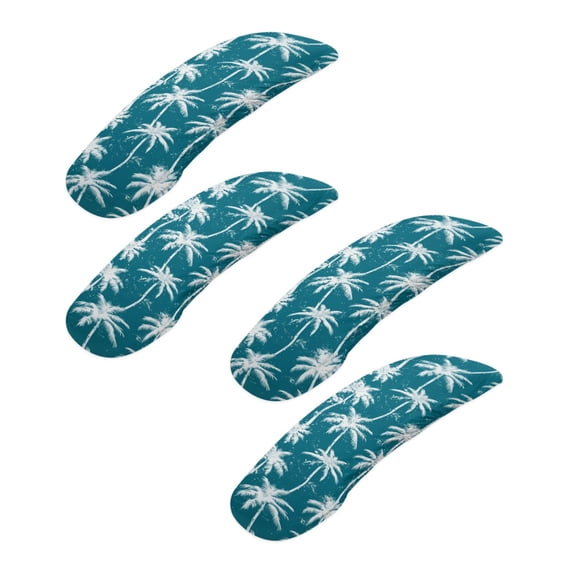 SCRAWLGOD Palm Tree Spots Dustproof Office Chair Armrest Slipcovers Comfortable Gaming Chair Arm Covers Scratch Resistant Computer Chair Arm Protector, 4 Pieces