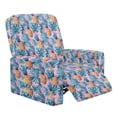 thumbnail image 1 of SCRAWLGOD Pineapple Monstera Blue Pink Recliner Chair Covers Lazyboy Recliner Cover 4 Piece Stretch Recliner Slipcovers Sofa Covers Washable Furniture Protector with Elastic Bottom for Dog, 1 of 7