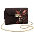 thumbnail image 1 of SCRAWLGOD Skull Butterfly Print Small Sling Bag Lightweight PU Leather Crossbody Bags for Women Trendy Scratch Resistant Crossbody Purse with Detachable Chain, 1 of 7