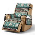 thumbnail image 1 of SCRAWLGOD Southwest Aztec Print Recliner Chair Cover Universal Non Slip Reclining Couch Cover Anti Scratch Stain Resistant Recliner Chair Slipcover for Pets, 1 of 7