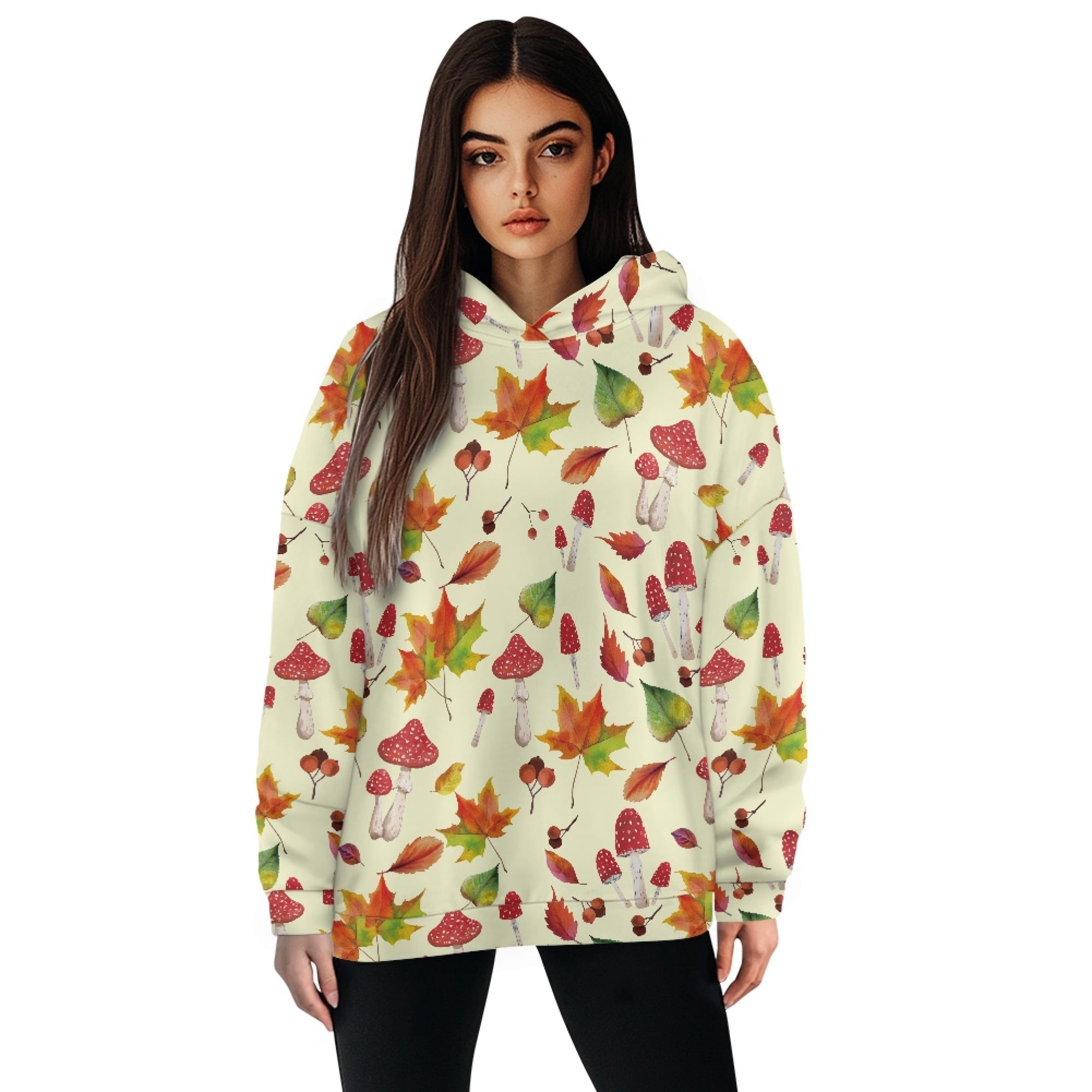 Oversized hoodies voor dames met lange mouwen losse trui casual sweatshirt herfst winter outfit trendy kleding Y2K tops, 1 kleur, Lake Green_L