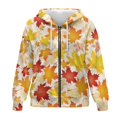 thumbnail image 1 of SCRAWLGOD Thanksgiving Maple Leaf Zippered Hoodies for Women Plus Size S Sweatshirts Long Sleeve Oversized Zip Up Hoodie for Women Lightweight Ladies Hoodies Zip Front, 1 of 7