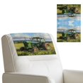 thumbnail image 1 of SCRAWLGOD Tractor Daisy Sky Print 3 PCS Non Slip Headrest Cover for Recliner Chair, Lazy Boy Recliner Headrest Cover, Sofa Head Protector for Office Chair 17x27 in, 1 of 7