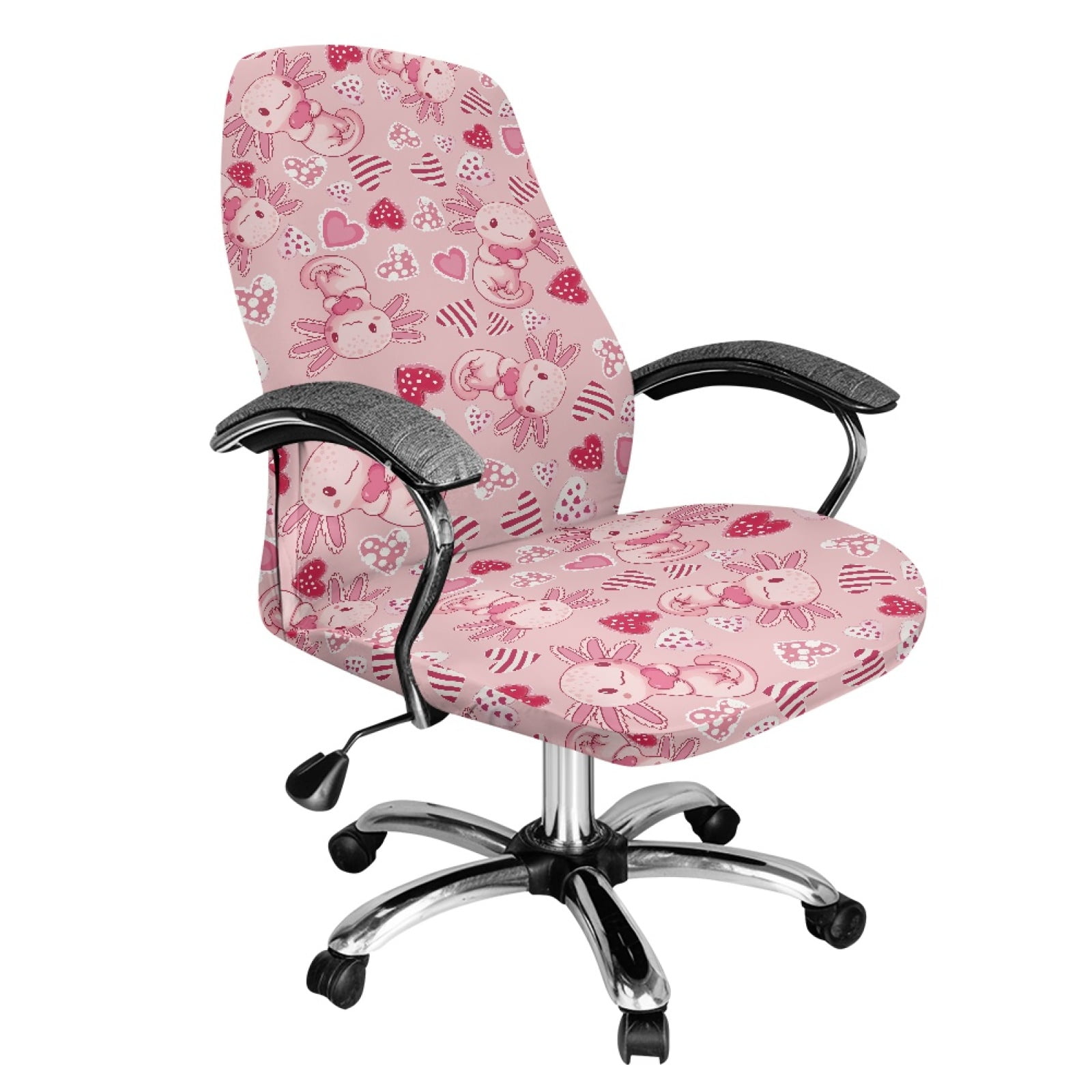 SCRAWLGOD Valentine's Day Seat Covers for Office Chairs Breathable Desk ...