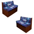 thumbnail image 1 of SCRAWLGOD Wolf Galaxy Print RV Dinette Cushions Covers Stretch Replacement RV Dinette Booth Seat Cover Anti Dust 2 Piece Set Camper Cushion Slipcover, 1 of 8
