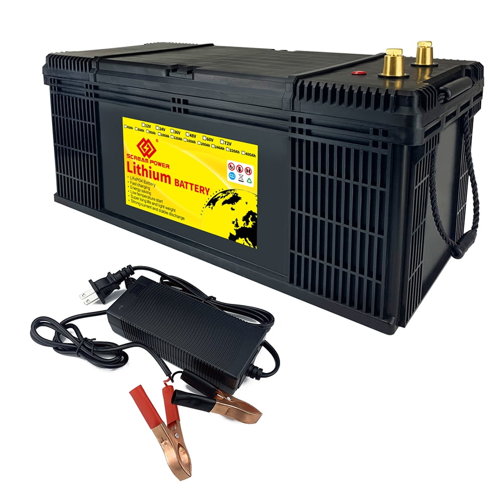 12V 100AH Lifepo4 Lithium Deep Cycle Battery(with Bluetooth), 10 Year  Lifespan, Perfectly for RV, Golf Cart, Trolling Motor, Solar System-Lossigy  丨 LifePo4 in Your Life.
