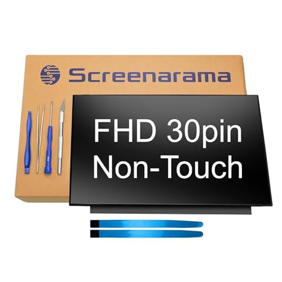 New Screen Replacement for BOE NE156FHM-N41 V18.0 (Matte) 30pin FHD 1920x1080 IPS LCD LED Display with Tools and Tape