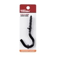 thumbnail image 1 of Hyper Tough Steel Screw Hook 5/16 inch x 4 inch Black, 1 of 8
