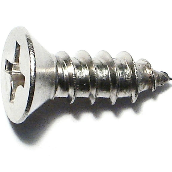 SCREW PHIL FLAT SS 14X3/4 50BX
