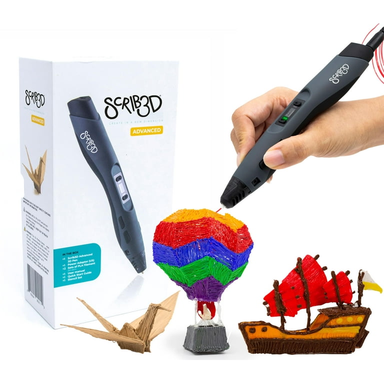 USA Gear 3D Printing Pen Hard Case Compatible with 3D Doodler Pen, Scrib3d  3D Pen, Mynt3d Super 3d Pen, PIKA3D, and more 3D Pen - Storage Case for 3D