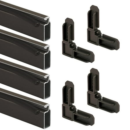 Prime-Line Bronze Aluminum 5/16 in. W X 3/4 in. L Screen Frame Kit 1 pk