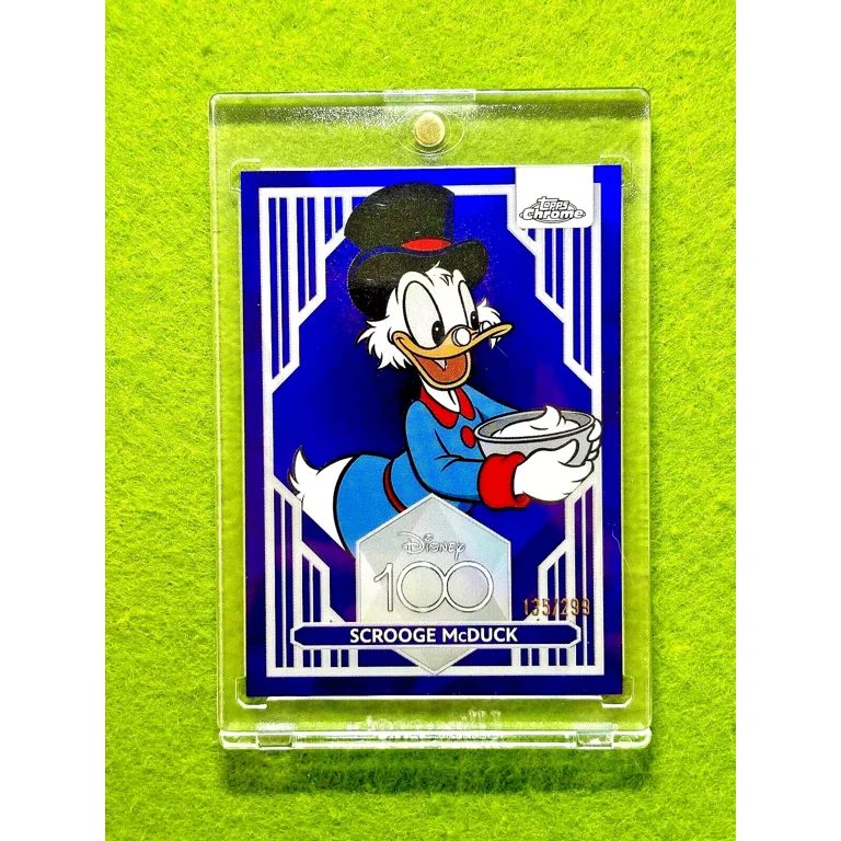 SCROOGE McDUCK Disney 100 PURPLE REFRACTOR #/399 SP DUCK TALES