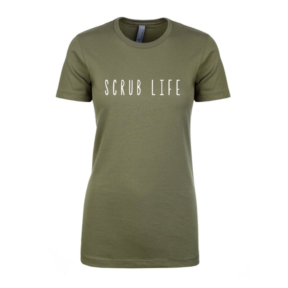 SCRUB LIFE Womens crewneck tee