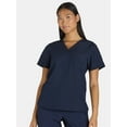 thumbnail image 1 of Generic Women's Scrub Wrap Top Sizes XS-XXXL, 1 of 5