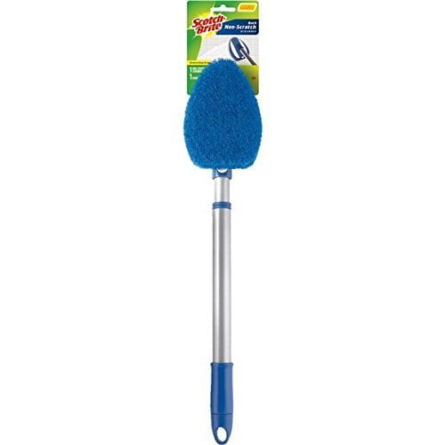 3M Scotch-Brite Shower Scrubber - Foam, Multicolor, Blue