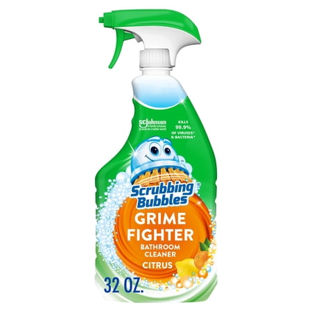 Scrubbing Bubbles Grime Fighter Bathroom Cleaner Disinfectant - Citrus - 32 oz Single Piece