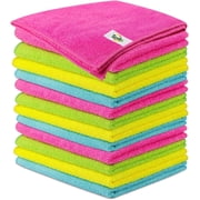 Scrubit Microfiber Cleaning Cloth Lint, Ultra Absorbent, 12 Pack