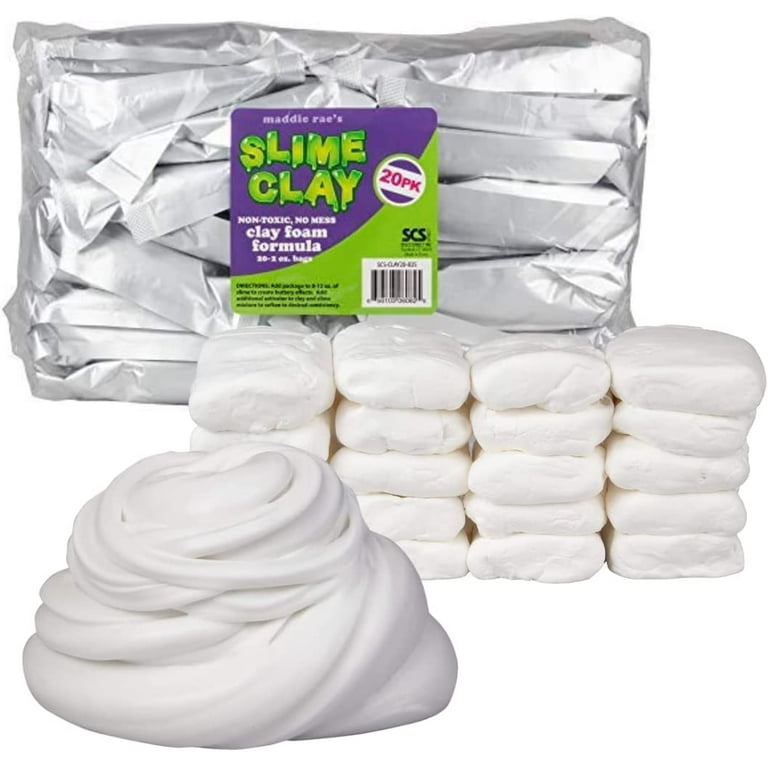 Versatile Multi-Purpose White Modeling Foam Clay - User-Friendly - 500  Grams