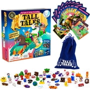 SCS Direct, Tall Tales Story Telling Board Game - The Educational Family Game of Infinite Storytelling - 5 Ways to Play - Promotes Creativity and Language Skills