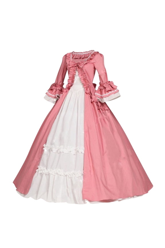 1791's lady Women's Victorian Rococo Dress Inspiration Maiden Costume