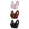 thumbnail image 1 of SCSAlgin 3 PC Bras for Women No Underwire Push up Full Coverage Support Liftup Lace V Neck Bralette Soft Comfort Everyday Bras, 1 of 2