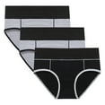 thumbnail image 1 of SCSAlgin 3PC Womens Menstrual Period Panties Cotton Leak Proof Underwear Postpartum Protective Briefs, 1 of 7