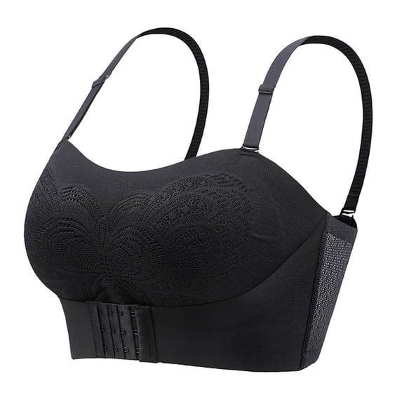 SCSAlgin 5 PC Womens Seamless Wirefree Push Up Bra U-Shaped Back Thin Comfort Breathable Everyday Bras