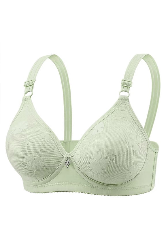 Bra for Women's Push Up Soft Cup Non Padded Sexy Bras Wirefree Brassiere